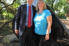 Photo of Governor Markell with Event Attendee