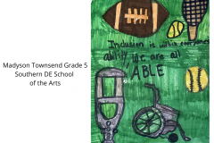Madyson Townsend Grade 5 Southern DE School of the Arts