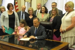 Photo of Governor Jack Markell Restraints and Seclusion Bill Signing, 2012